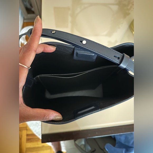 Aesther Ekme Navy Black Sac Bucket Tote Bag NWT - Picture 7 of 7